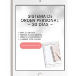 Sistema de Orden Personal  30 días